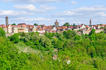 Fototapeta na wymiar Rothenburg ob der Tauber, Niemcy