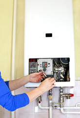 plumber gas heating
