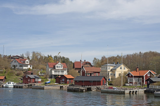 Stockholm archipelago village