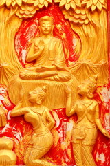 The Buddha asked her to overcome all three.