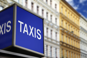 Obraz premium Taxistand