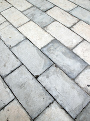 square brick tile walkway background
