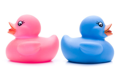 Gummienten Rosa aund Blau