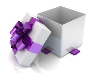 Open gift box