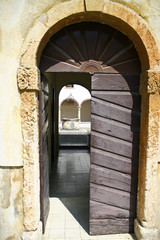 access door to the convent of the friars