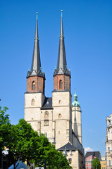 Fototapeta na wymiar Halle / Saale, Marktkirche