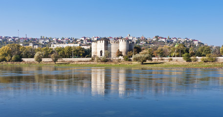 Fototapeta na wymiar landscape of the Dniester River
