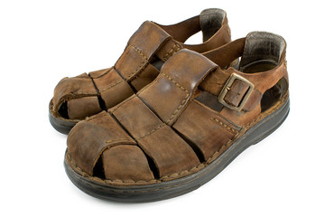 Old men's sandals