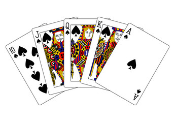spades royal flush