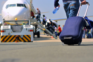 Flugreise in den Urlaub © Gerhard Seybert
