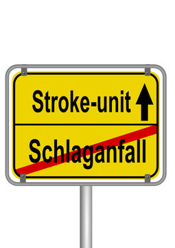 Stroke-unit vs. Schlaganfall