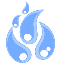 Obraz premium Water drops