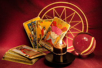 Tarot cards and crystal ball (3)