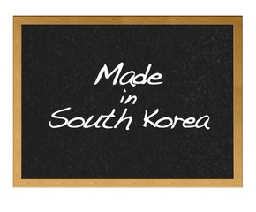 Made in South Korea.