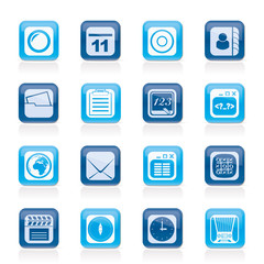 Mobile Phone and communication icons