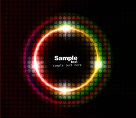 abstract new shiny colorful circle halftone vector