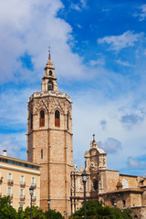 Fototapeta na wymiar Metropolitan Basilica Cathedral - Valencia Spain