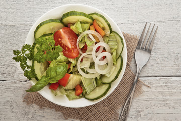 Knackiger Salat
