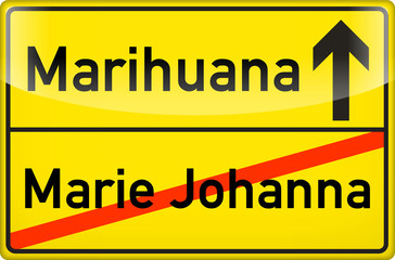 Obraz premium Marihuana