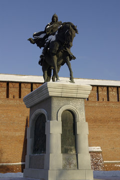 The Monument To Dmitry Donskoy In Kolomna