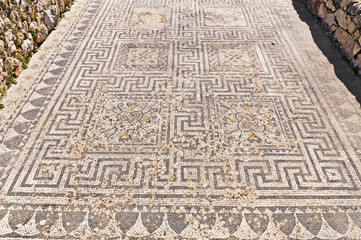 Dyonysus and the Four Seasons house at Volubilis, Morocco