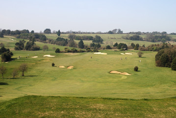 Golf Course at Worthing. West Sussex. England