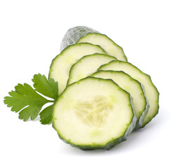 Cucumber slices