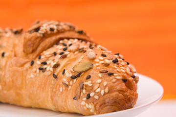 fresh croissant