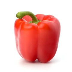 sweet pepper isolated on white background