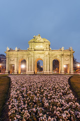 Naklejka premium Puerta de Alcala at Madrid, Spain