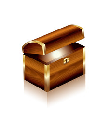 Wooden Treasure Chest