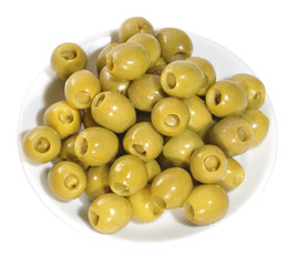 Tapa de aceitunas rellenas.
