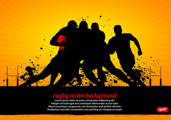 Rugby Poster Vector - 41767728