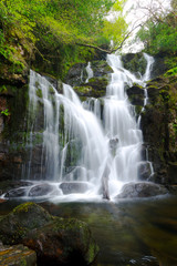 Fototapeta na wymiar Torc wodospad w Park Narodowy Killarney, Irlandia