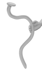 3d render of cartoon character with bended nail