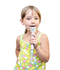 The Child and microphone
