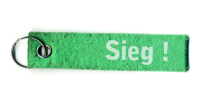 Fussball Sieg Rasenanh&auml;nger