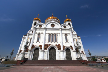 Fototapeta na wymiar Moscow. Christ the Savior Cathedral