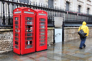 Fototapeta na wymiar London in the rain