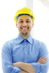 Young confident engineer