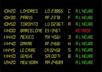 panneau a&eacute;roport 02