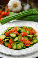 Zucchine e pomodorini