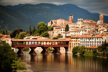 Obrazy na Plexi  Ponte degli Alpini - Bassano del Grappa - Włochy