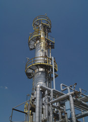 Chemical manufacturing plant construction