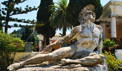 Fototapeta na wymiar Statue of Achilles