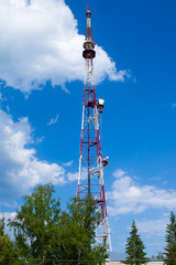 Communications Tower in the sky