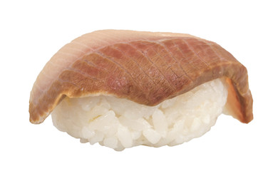 closeup of a young yellow-tail sushi