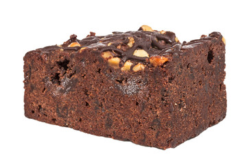 cake truffle with black chocolate sauce