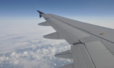 Obraz premium Blick aus einem Flugzeug