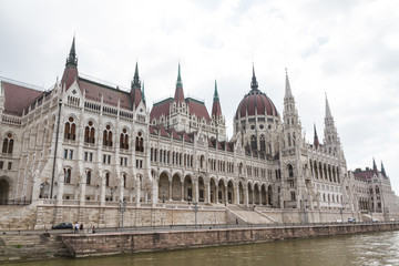 Obraz premium Budapest, the building of the Parliament (Hungary)